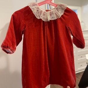Bonpoint red dress